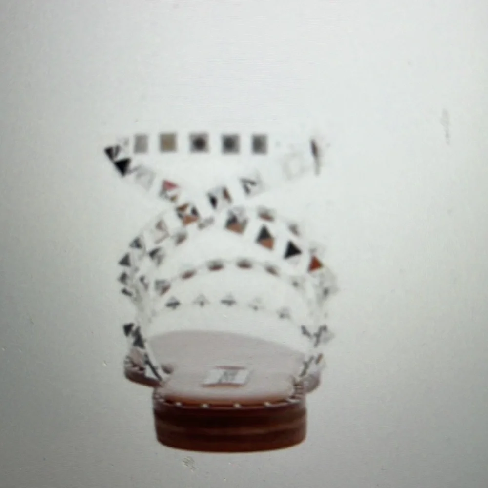 NWOT Brand new! Steve Madden Travel Clear Sandals in Size 7.5. Still in Box - Picture 6 of 15